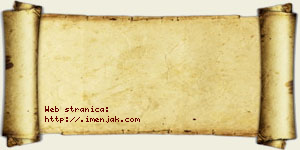 Sofija Stojadinović vizit kartica